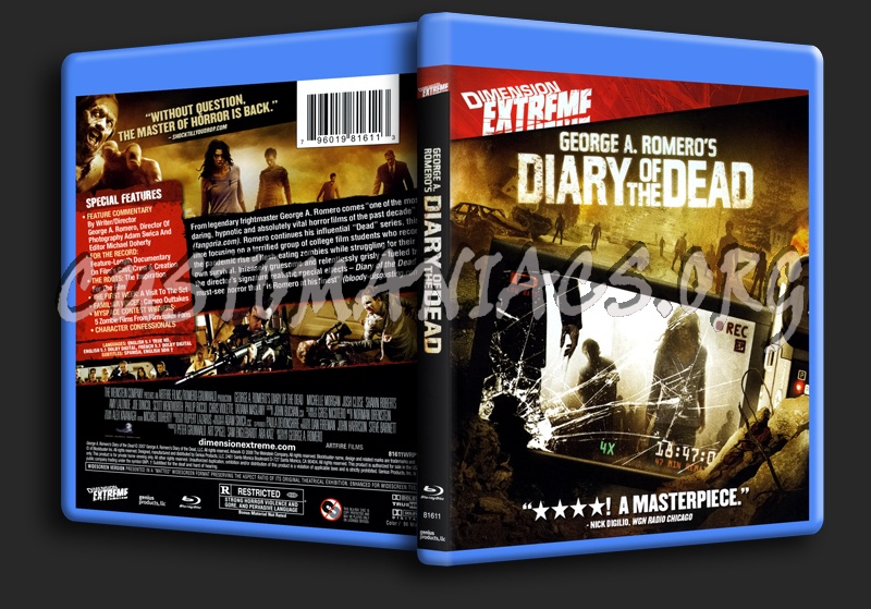 Diary of the Dead blu-ray cover