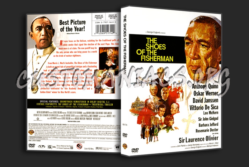 The Shoes of the Fisherman dvd cover