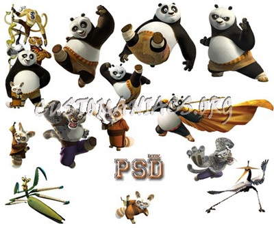 Kung fu Panda PSD 