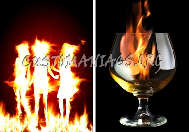 Fire Girls-Glass 