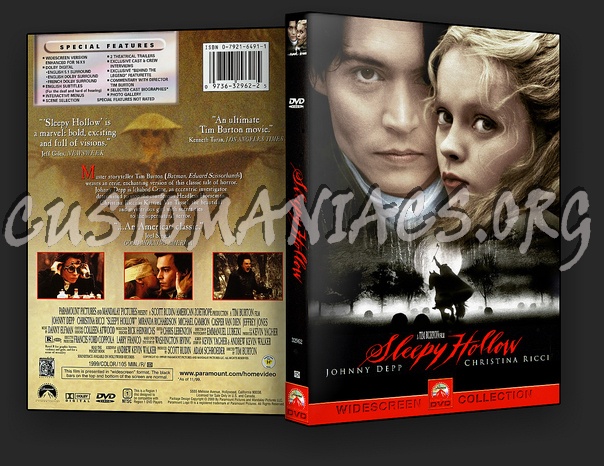 Sleepy Hollow dvd cover