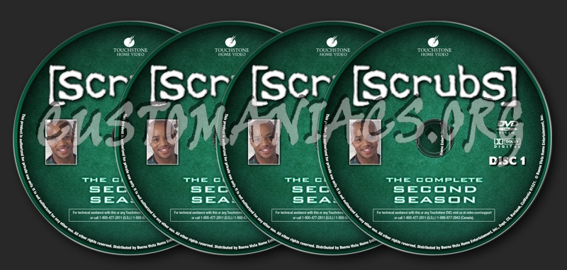 Scrubs S2 dvd label