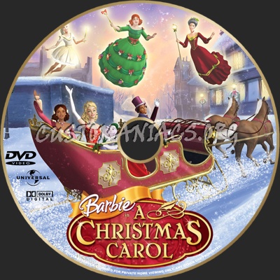 Barbie In A Christmas Carol dvd label