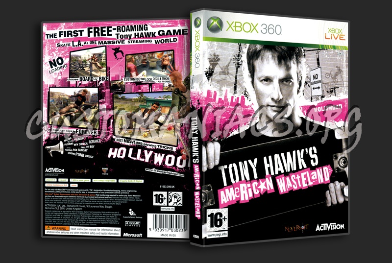 Tony Hawks American Wasteland dvd cover