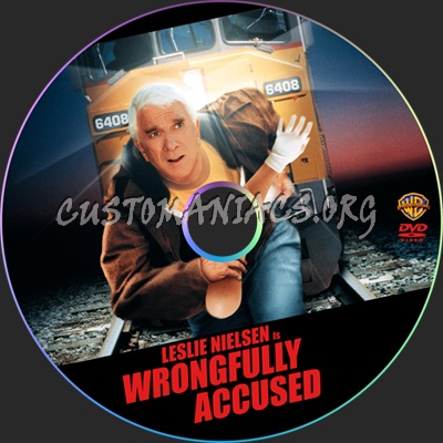 Wrongfully Accused dvd label