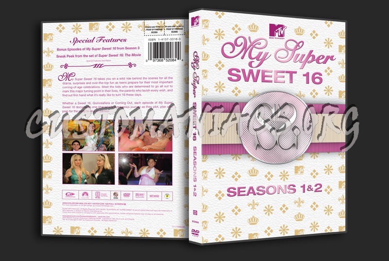 My Super Sweet 16 - Season 1&2 dvd cover