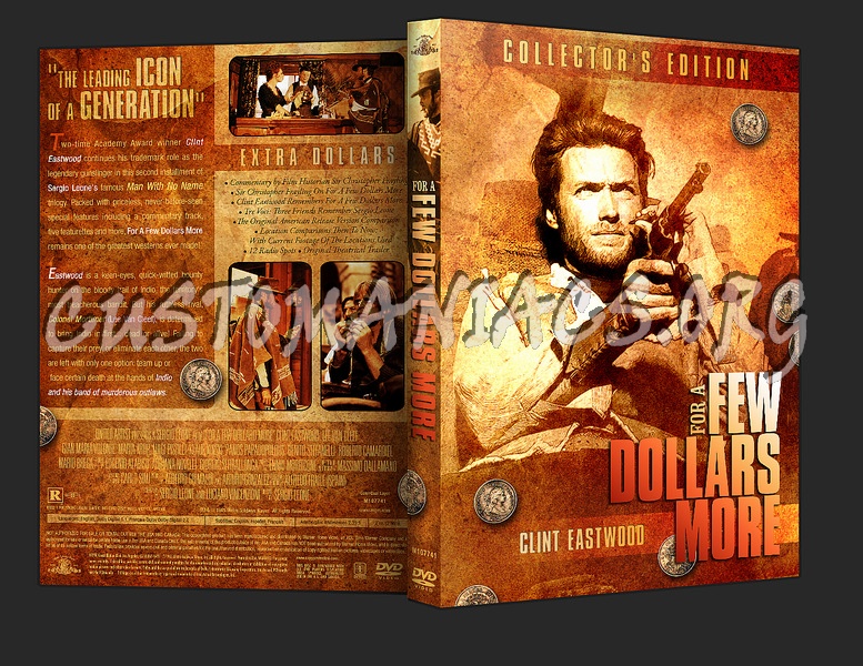 For a Few Dollars More dvd cover