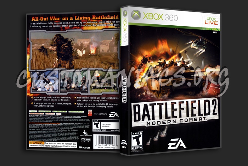 Battlefield 2 - Modern Combat dvd cover