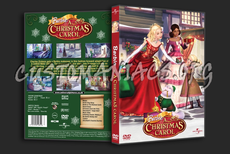 Barbie In A Christmas Carol dvd cover