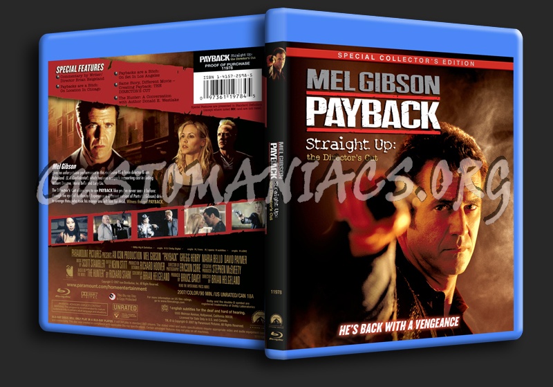 Payback Straight Up blu-ray cover