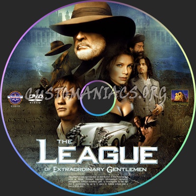 The League of Extraordinary Gentlemen dvd label