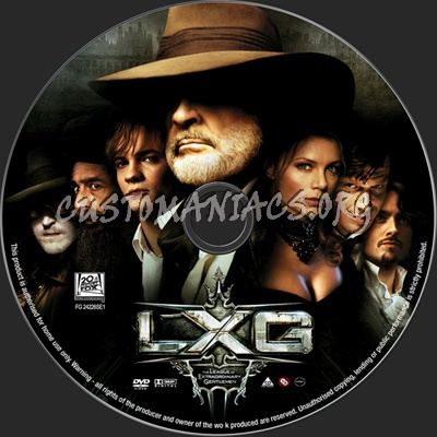 The League of Extraordinary Gentlemen dvd label