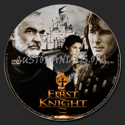 First Knight dvd label
