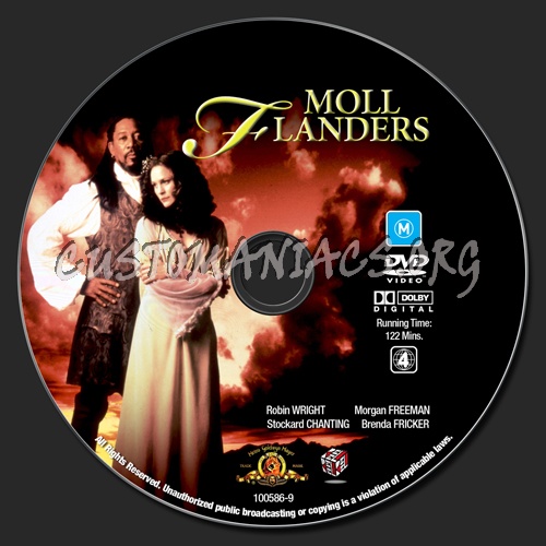 Moll Flanders dvd label