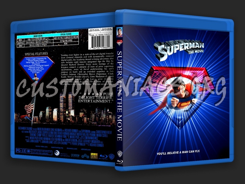 Superman The movie blu-ray cover