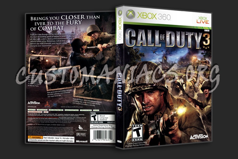 Call Of Duty 3 dvd cover