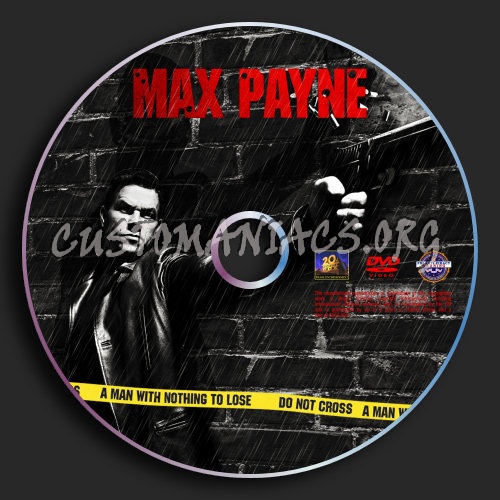 Max Payne dvd label