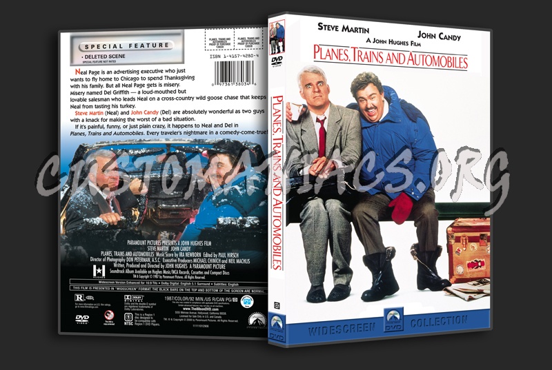 Planes Trains and Automobiles dvd cover