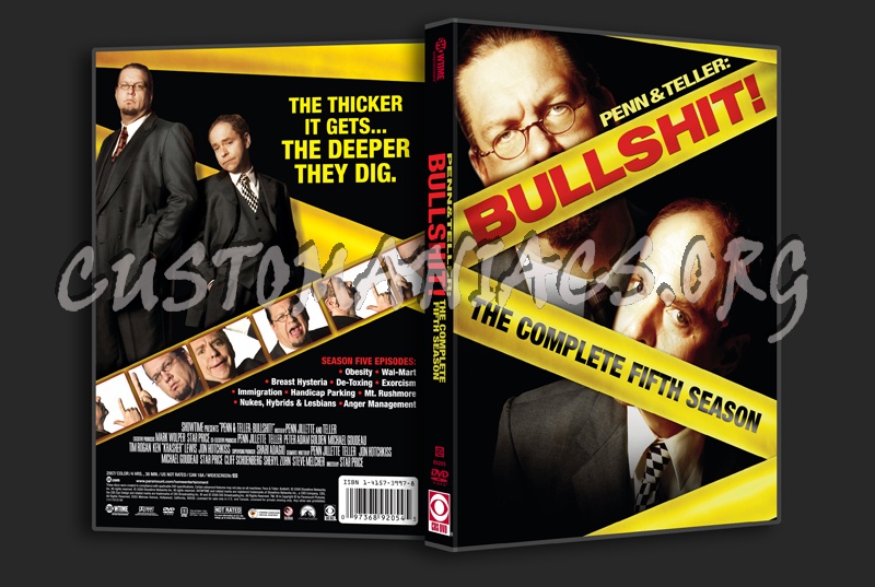 Penn & Teller Bullshit! Season 5 dvd cover