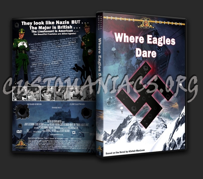 Where Eagles Dare dvd cover