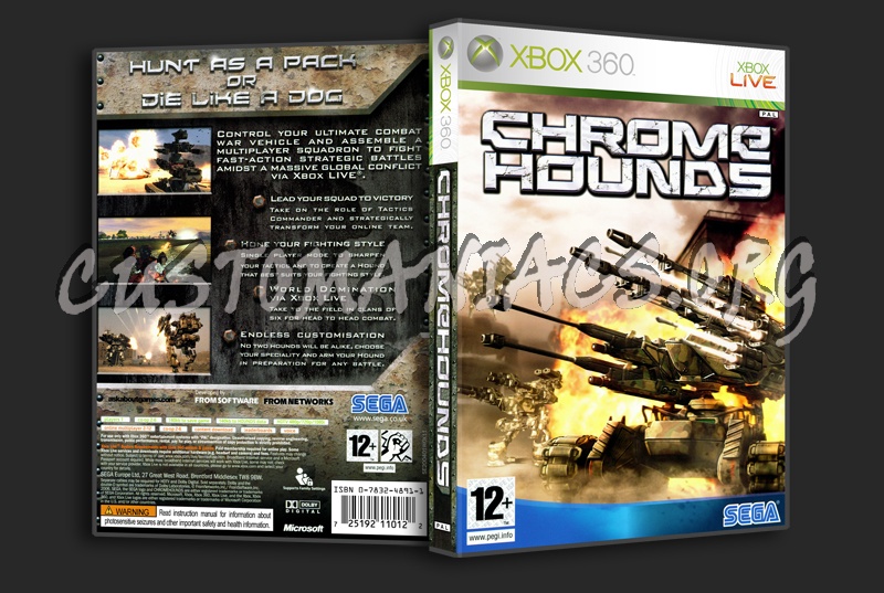 Chrome Hounds dvd cover