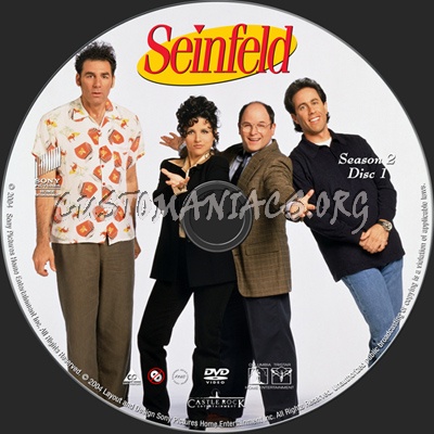 Seinfeld Season 2 dvd label