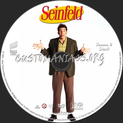 Seinfeld Season 2 dvd label
