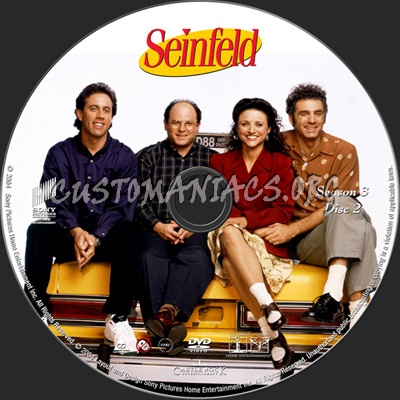 Seinfeld Season 3 dvd label