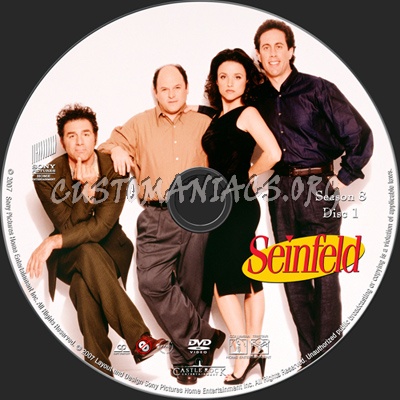 Seinfeld Season 8 dvd label