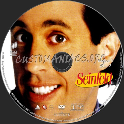 Seinfeld Season 8 dvd label