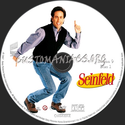 Seinfeld Season 9 dvd label