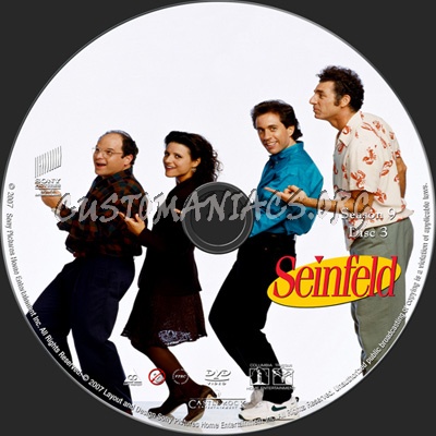 Seinfeld Season 9 dvd label