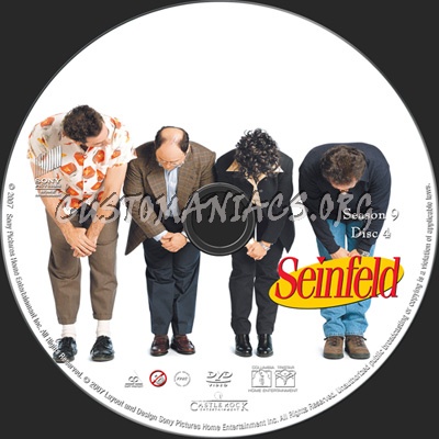 Seinfeld Season 9 dvd label