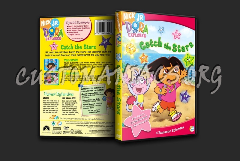 Dora Catch the Stars dvd cover