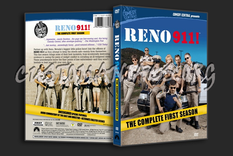 Reno 911 - Season 1 dvd cover