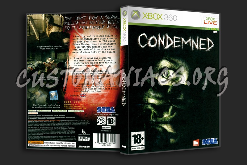 Condemned dvd cover