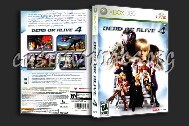 Dead Or Alive 4 dvd cover