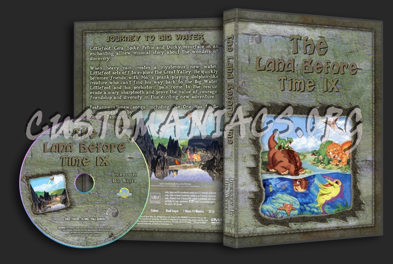 The Land Before Time Vol 9 - Journey To Big Water dvd cover