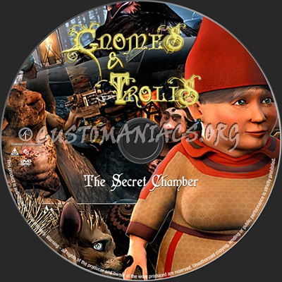 Gnomes and Trolls The Secret Chamber dvd label