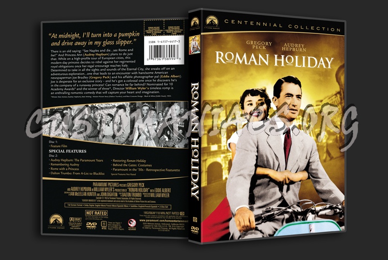 Melodramático Ocupar Anillo duro Roman Holiday dvd cover - DVD Covers & Labels by Customaniacs, id: 49752  free download highres dvd cover