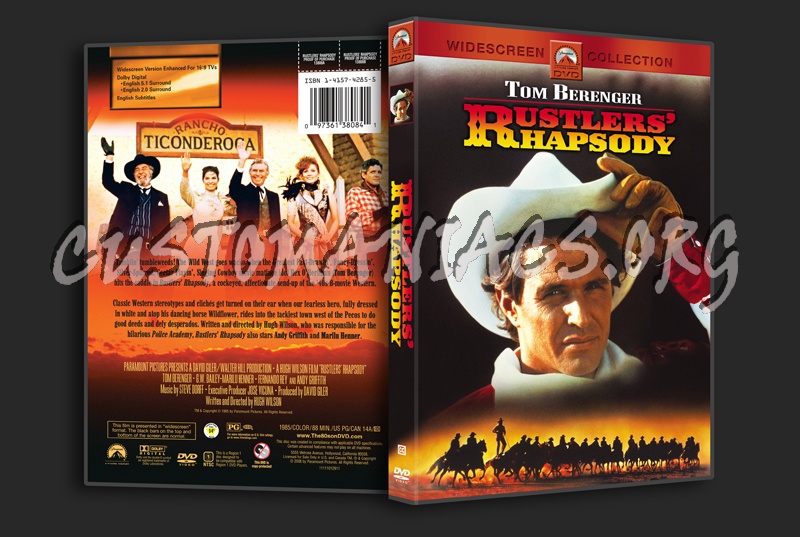 Rustlers' Rhapsody dvd cover