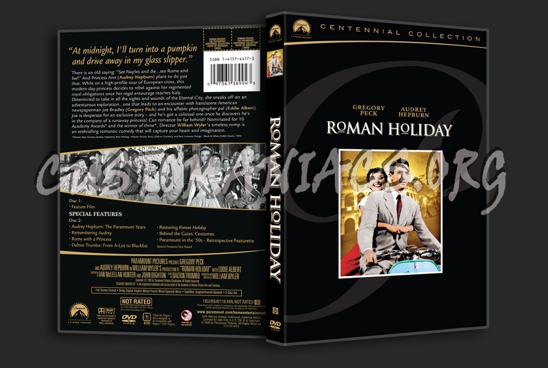 Roman Holiday dvd cover