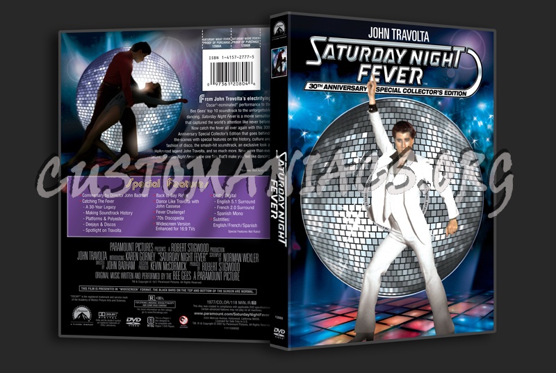 Saturday Night Fever dvd cover