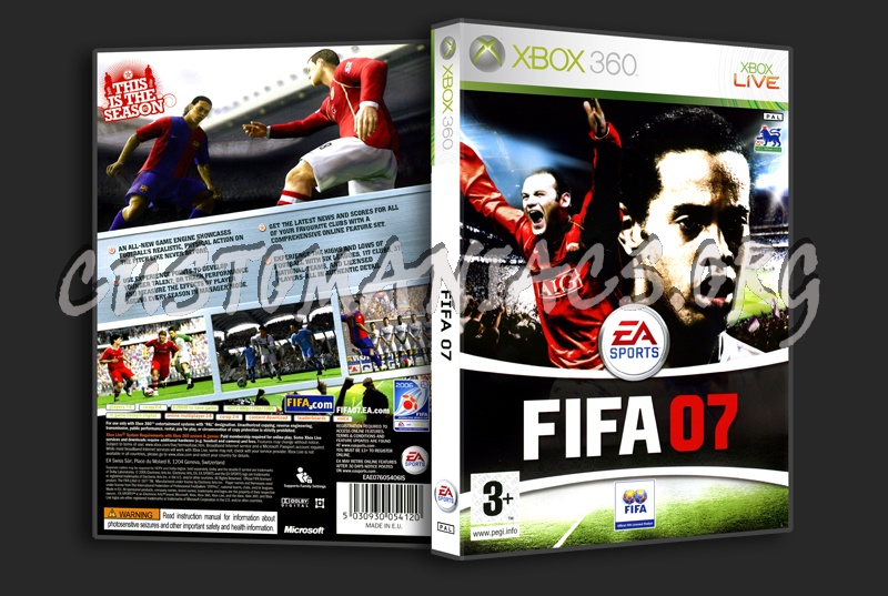 Fifa '07 dvd cover