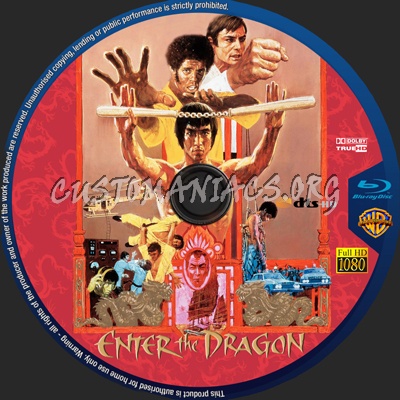 Enter The Dragon blu-ray label