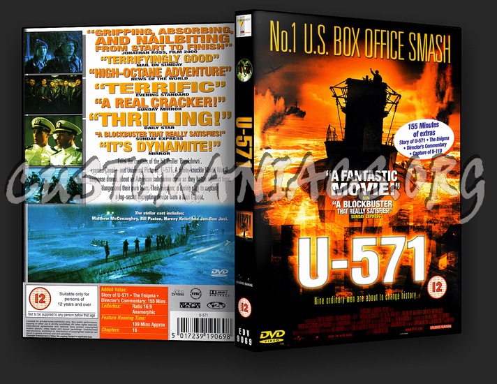 U-571 dvd cover