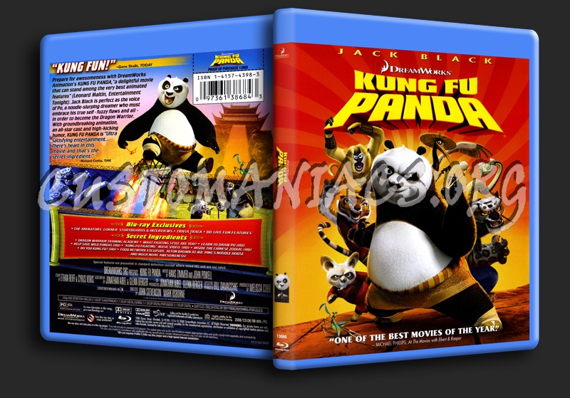 Kung Fu Panda blu-ray cover