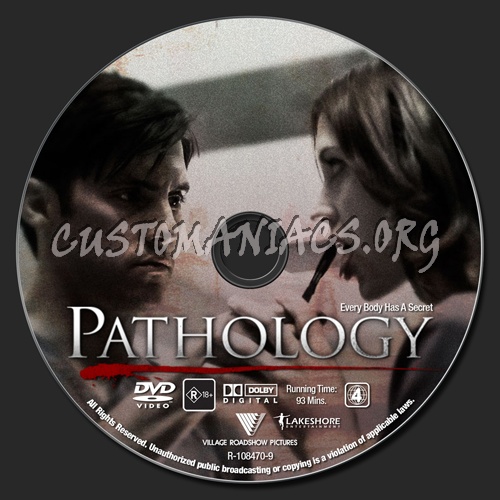 Pathology dvd label