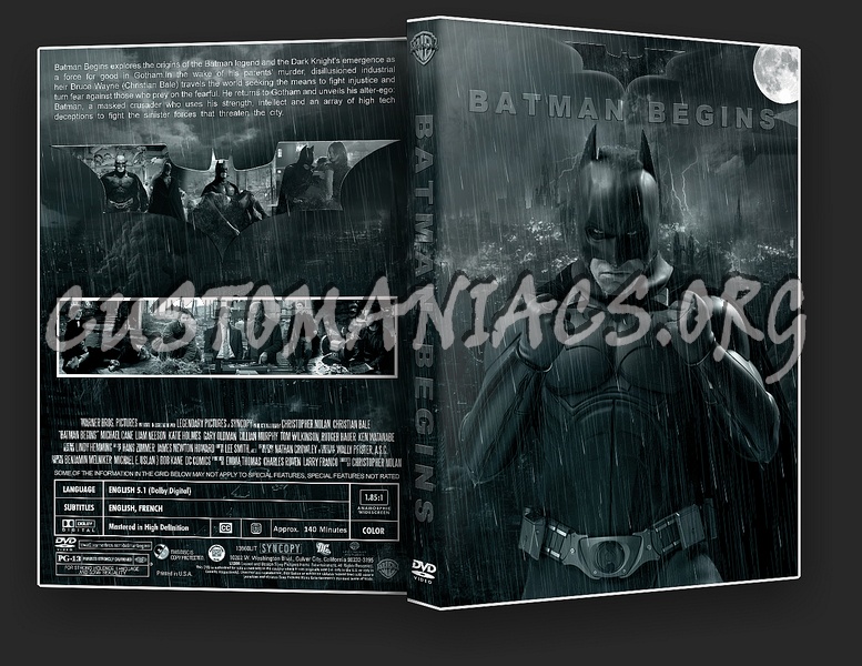 Batman Begins dvd cover