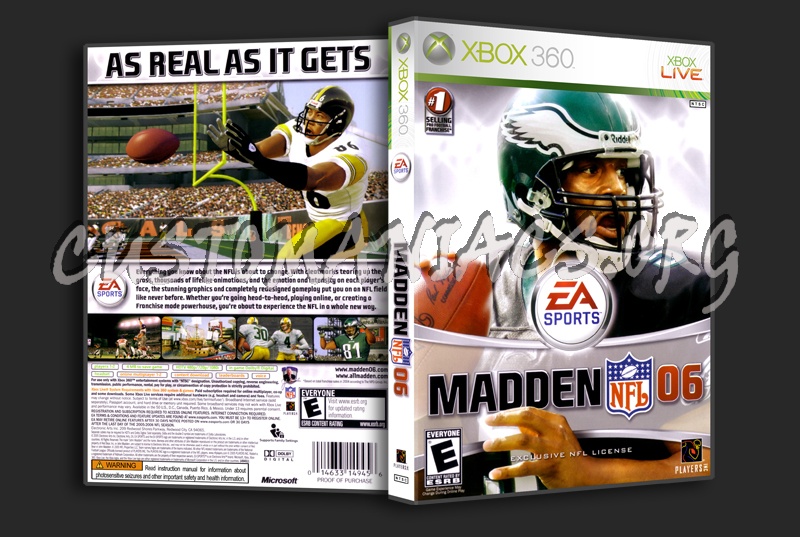 Madden '06 dvd cover